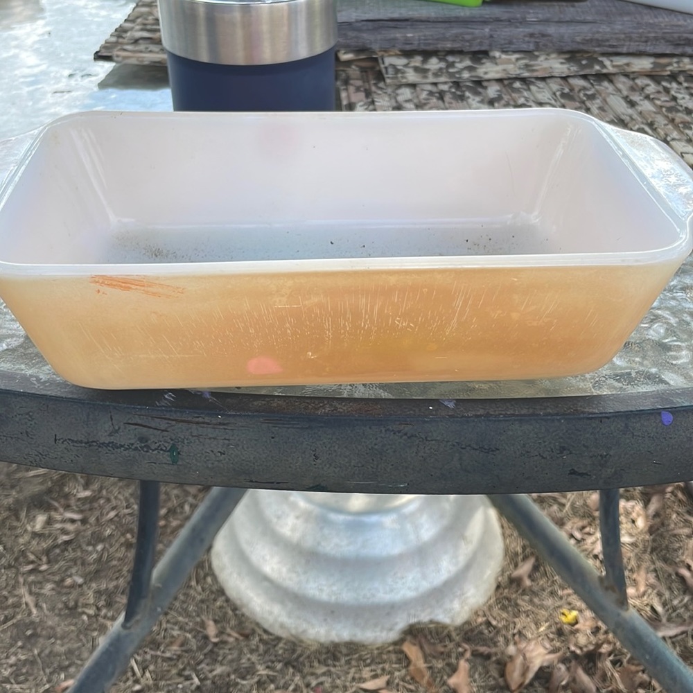 Fire king loaf pan